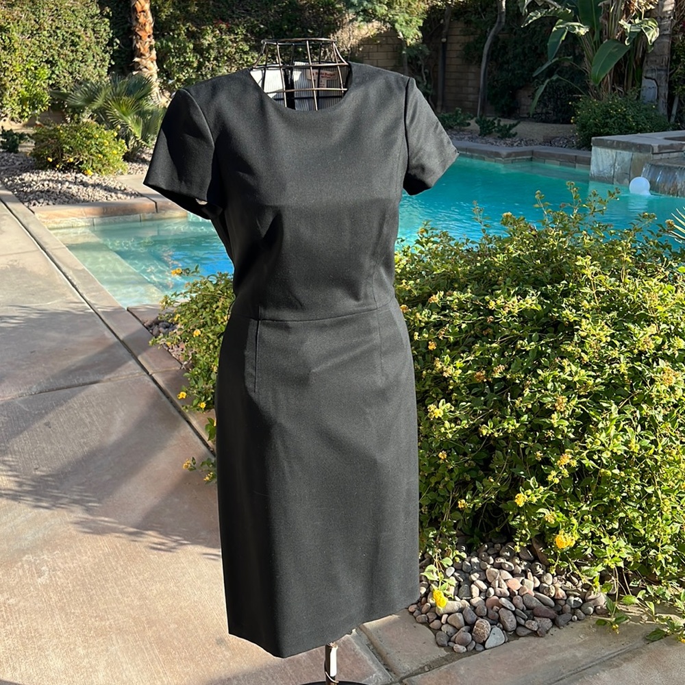 The Essential Brooks Stretch Wool Sheath Dress